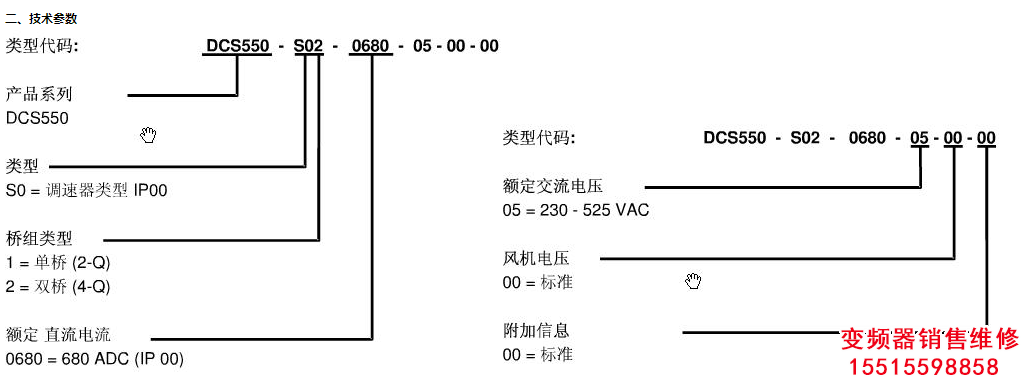 DCS550直流調速器
